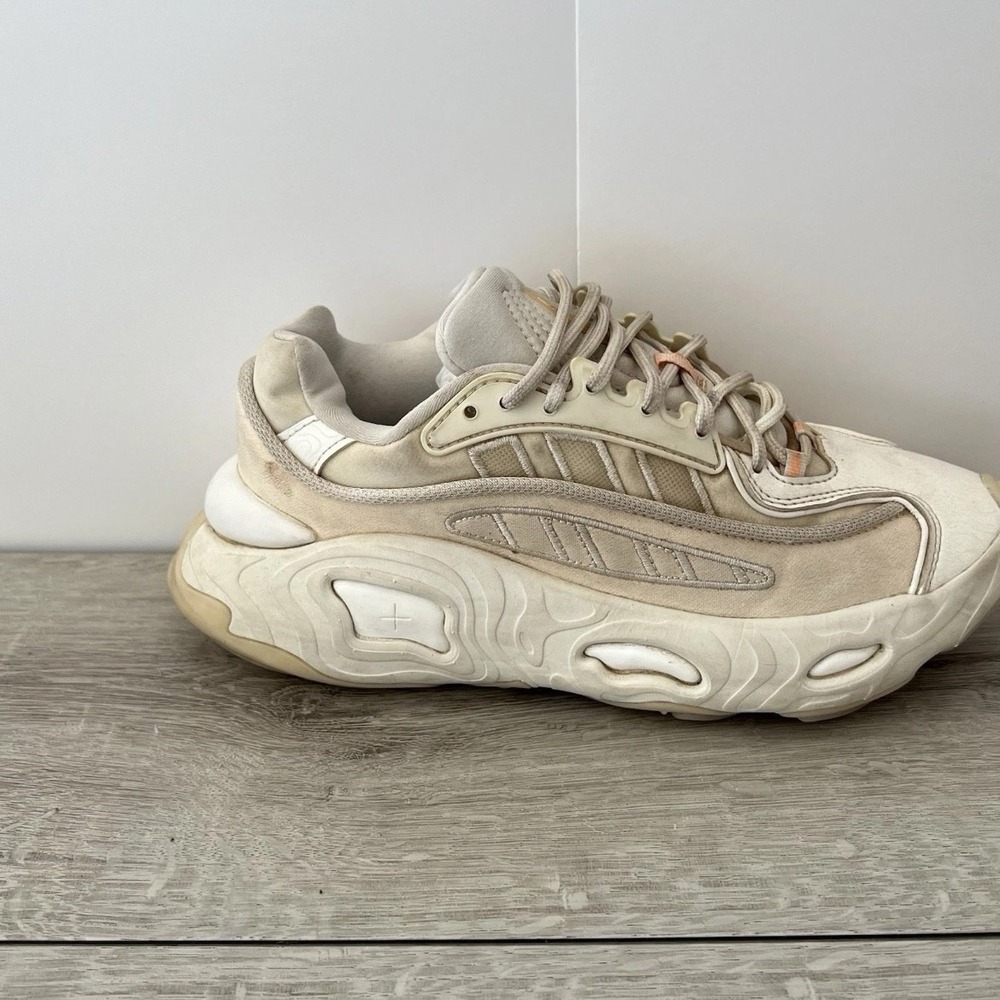 Adidas Oznova Womens 5.5 White Chunky Running Lifestyle Sneakers GW6819